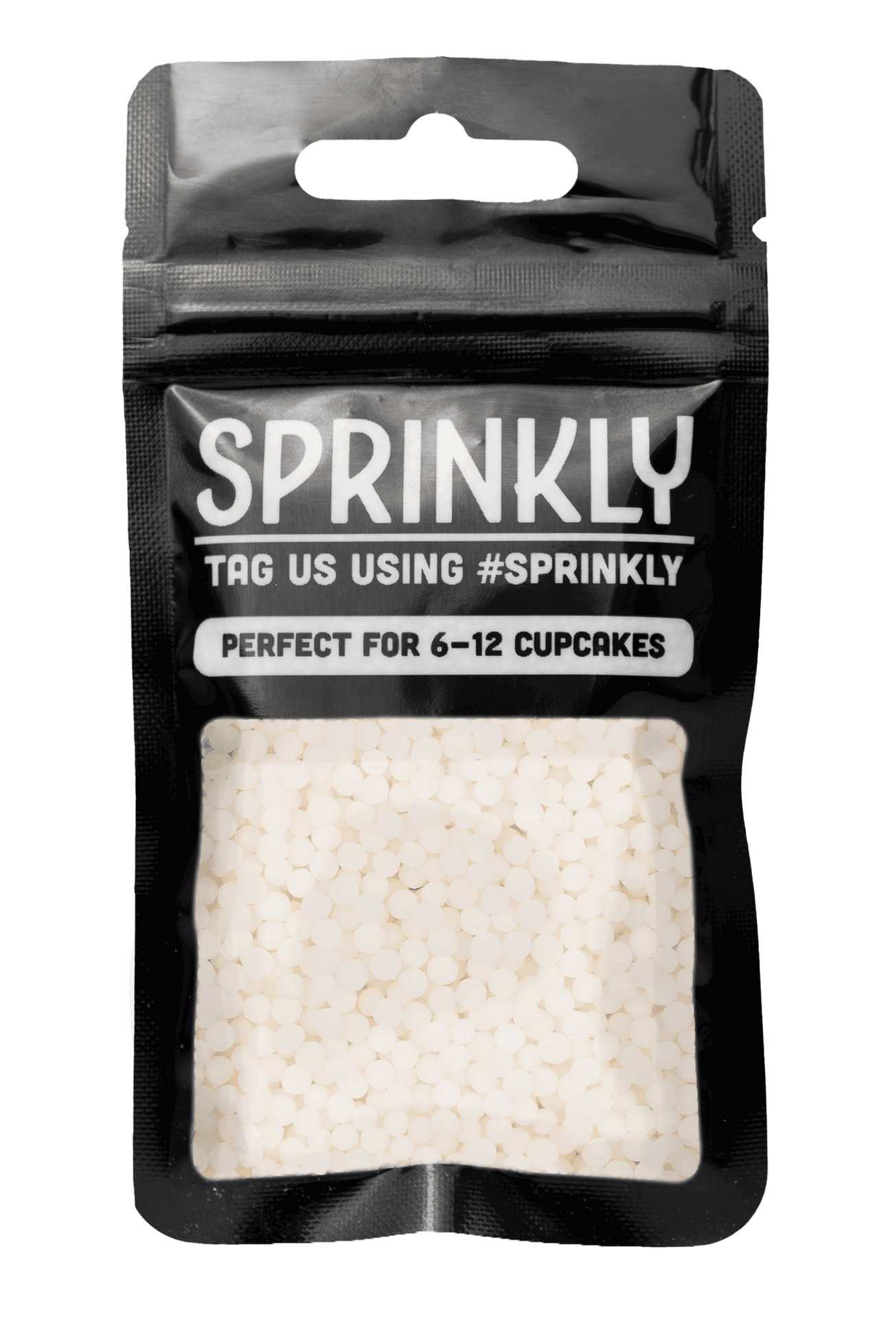Organic Pearls - White Sprinkles SPRINKLY 30g Sample Packet