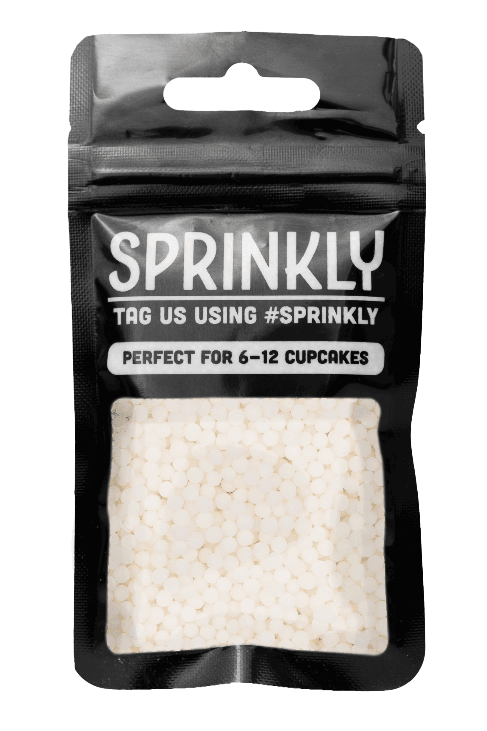 Organic Pearls - White Sprinkles SPRINKLY 30g Sample Packet