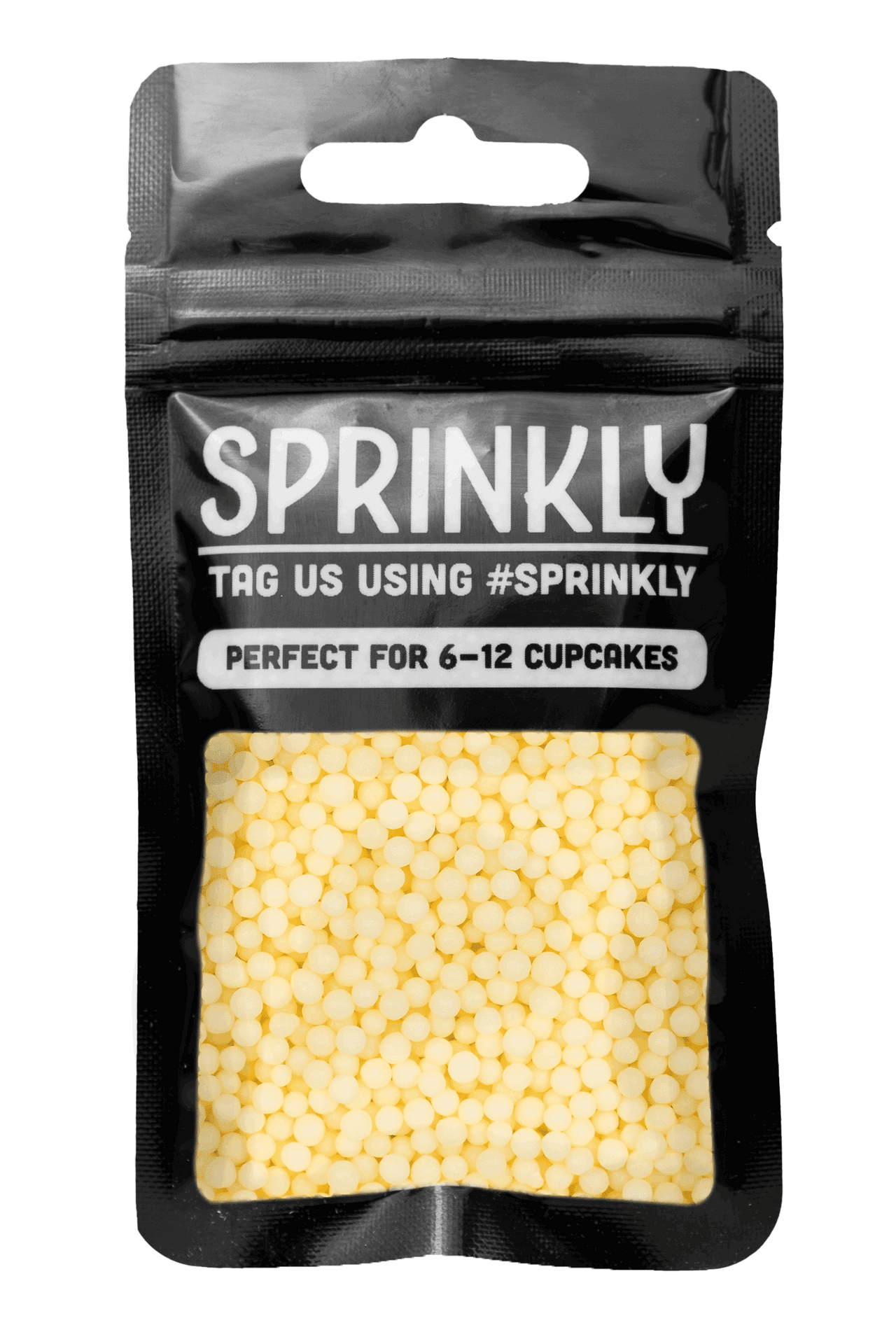 Organic Pearls - Yellow Sprinkles SPRINKLY 30g Sample Packet