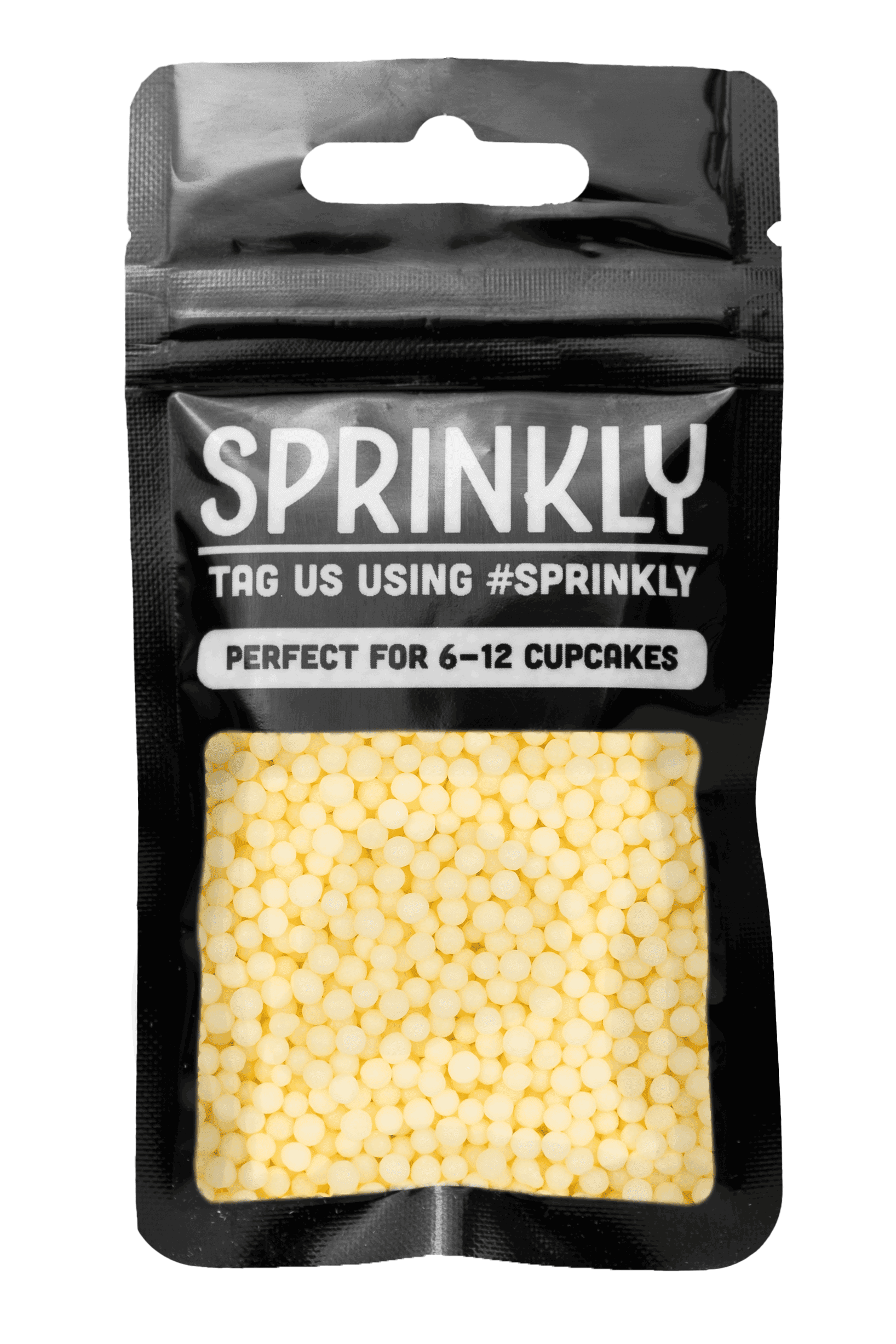 Organic Pearls - Yellow Sprinkles SPRINKLY 30g Sample Packet