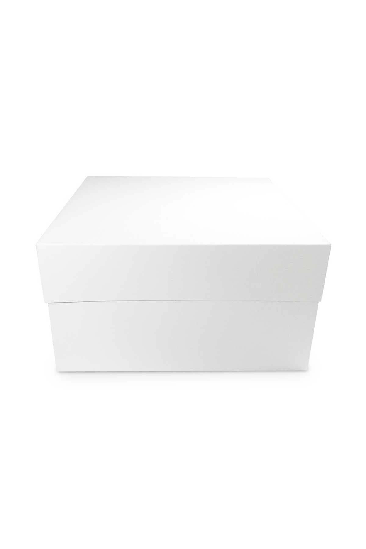 Pack of 5 - White Cake Box & Lid Cake Box Sprinkly 
