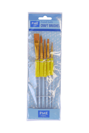 PME - Craft Brushes - Set of 5 Brushes PME