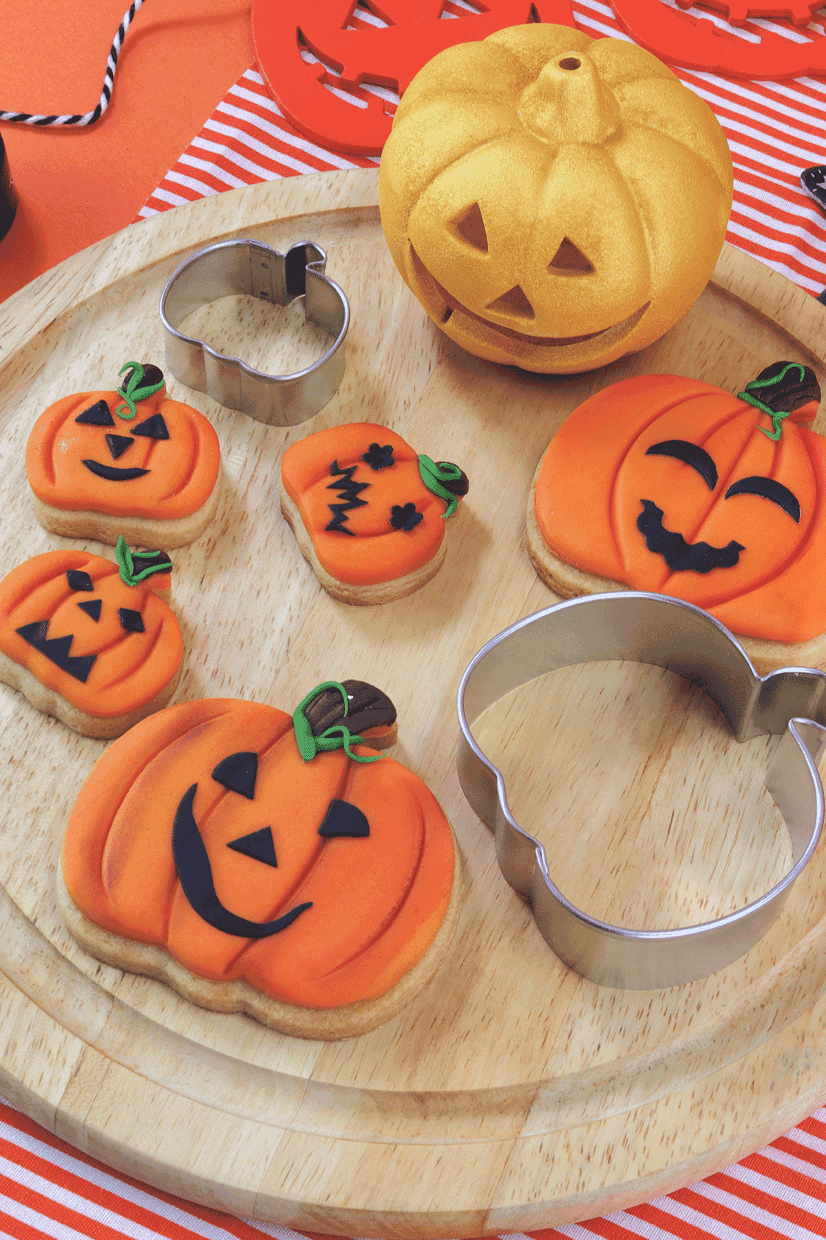 PME Halloween Pumpkin Cookie & Cake Cutter - Set of 2 Cutter PME