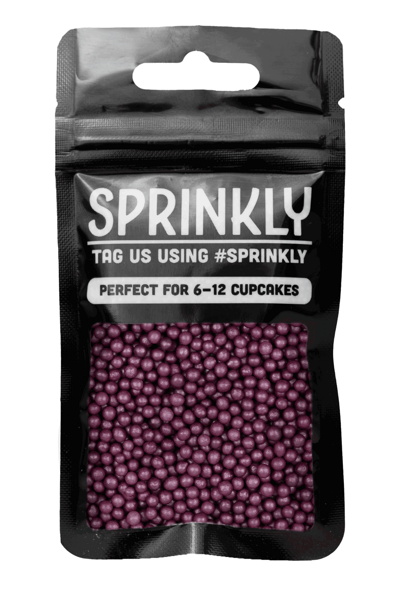 Shimmer Pearls - Aubergine Sprinkles SPRINKLY 30g Sample Packet