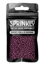 Shimmer Pearls - Aubergine Sprinkles SPRINKLY 30g Sample Packet