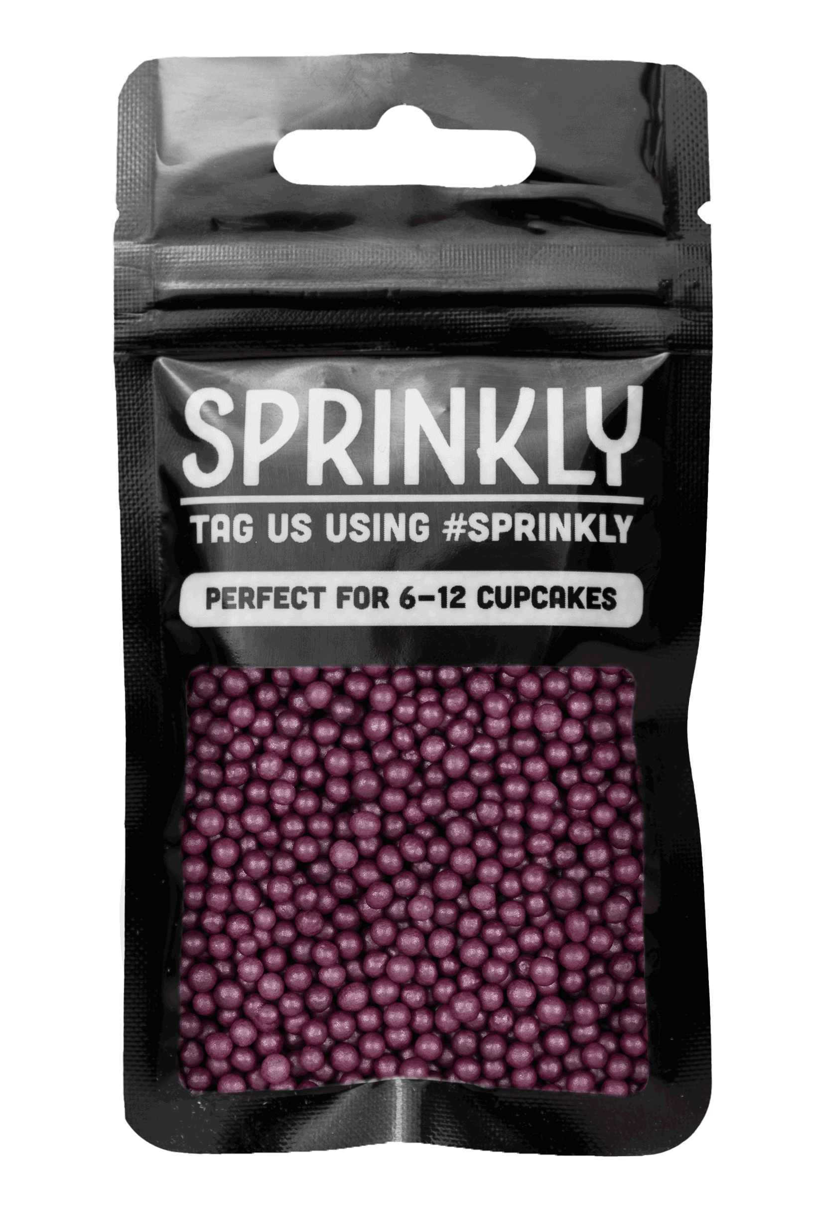 Shimmer Pearls - Aubergine Sprinkles SPRINKLY 30g Sample Packet