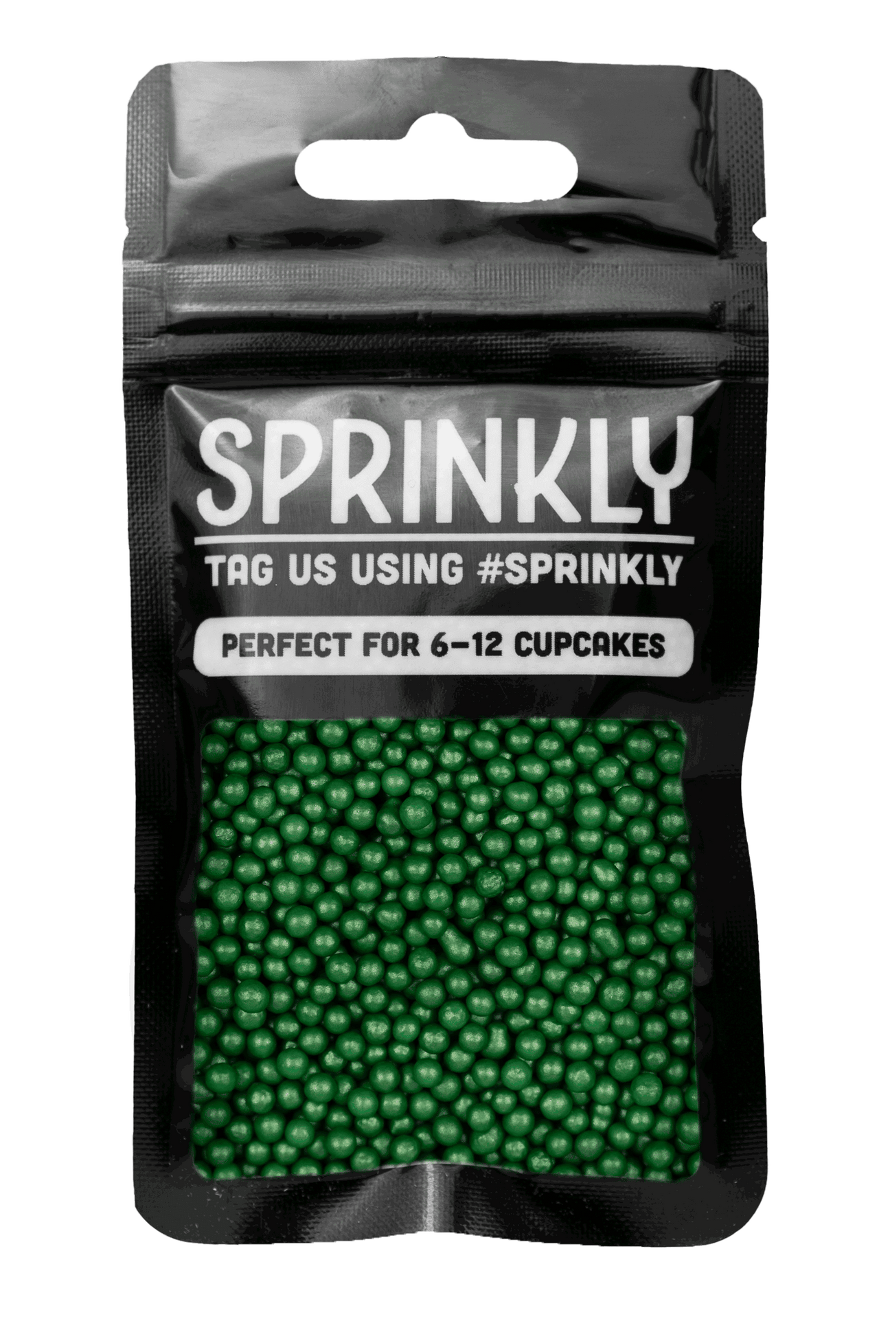 Shimmer Pearls - Dark Green Sprinkles SPRINKLY 30g Sample Packet