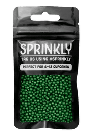 Shimmer Pearls - Dark Green Sprinkles SPRINKLY 30g Sample Packet