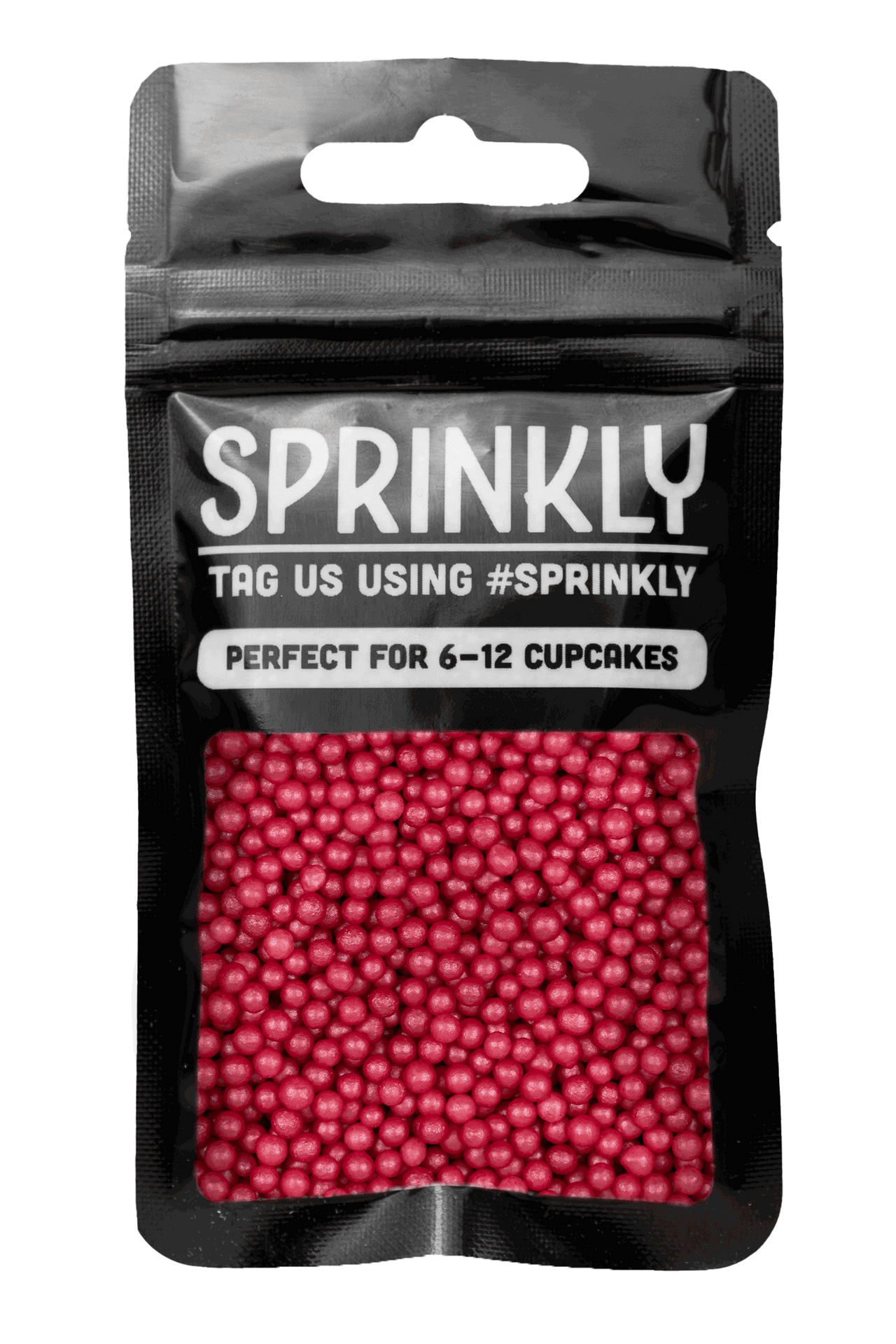 Shimmer Pearls - Deep Pink Sprinkles SPRINKLY 30g Sample Packet