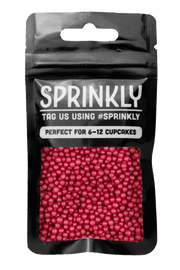 Shimmer Pearls - Deep Pink Sprinkles SPRINKLY 30g Sample Packet