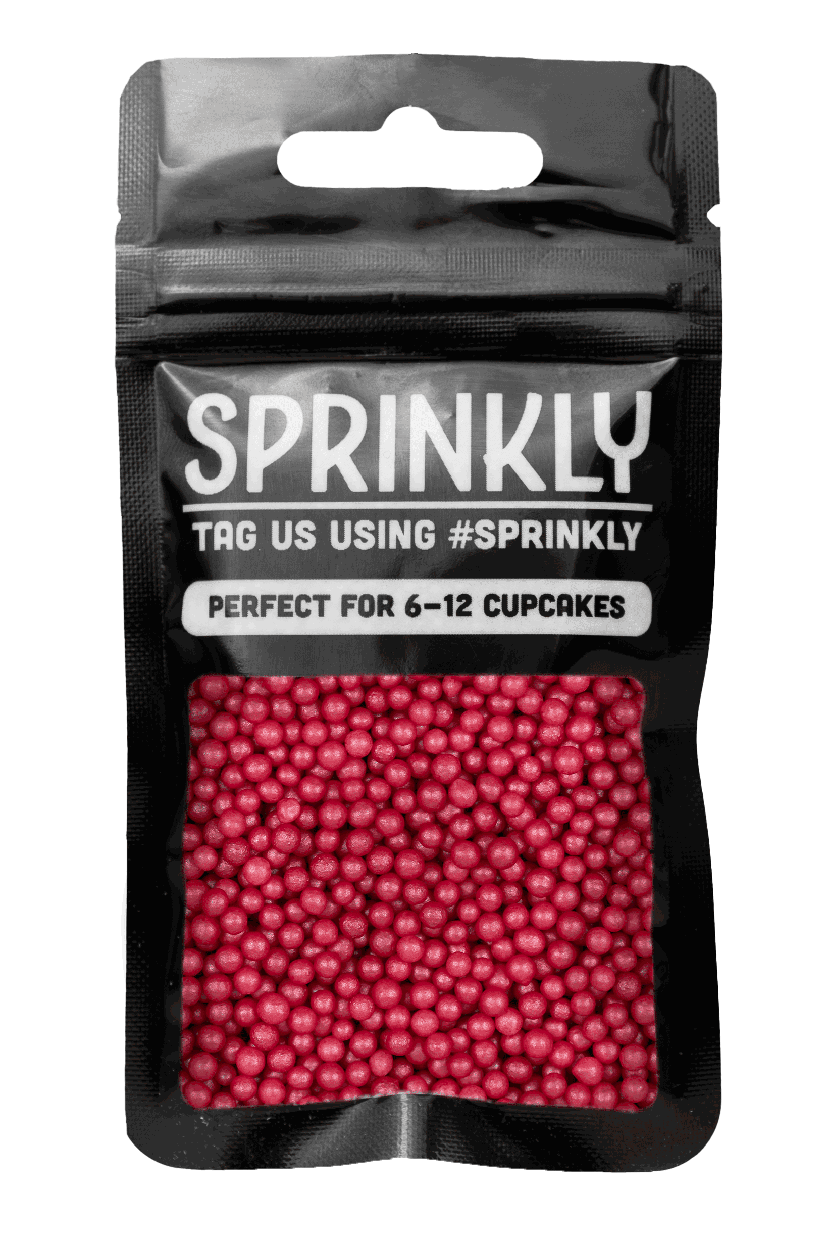 Shimmer Pearls - Deep Pink Sprinkles SPRINKLY 30g Sample Packet