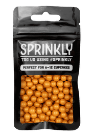 Shimmer Pearls - Gold - 5-7mm Sprinkles SPRINKLY 30g Sample Packet