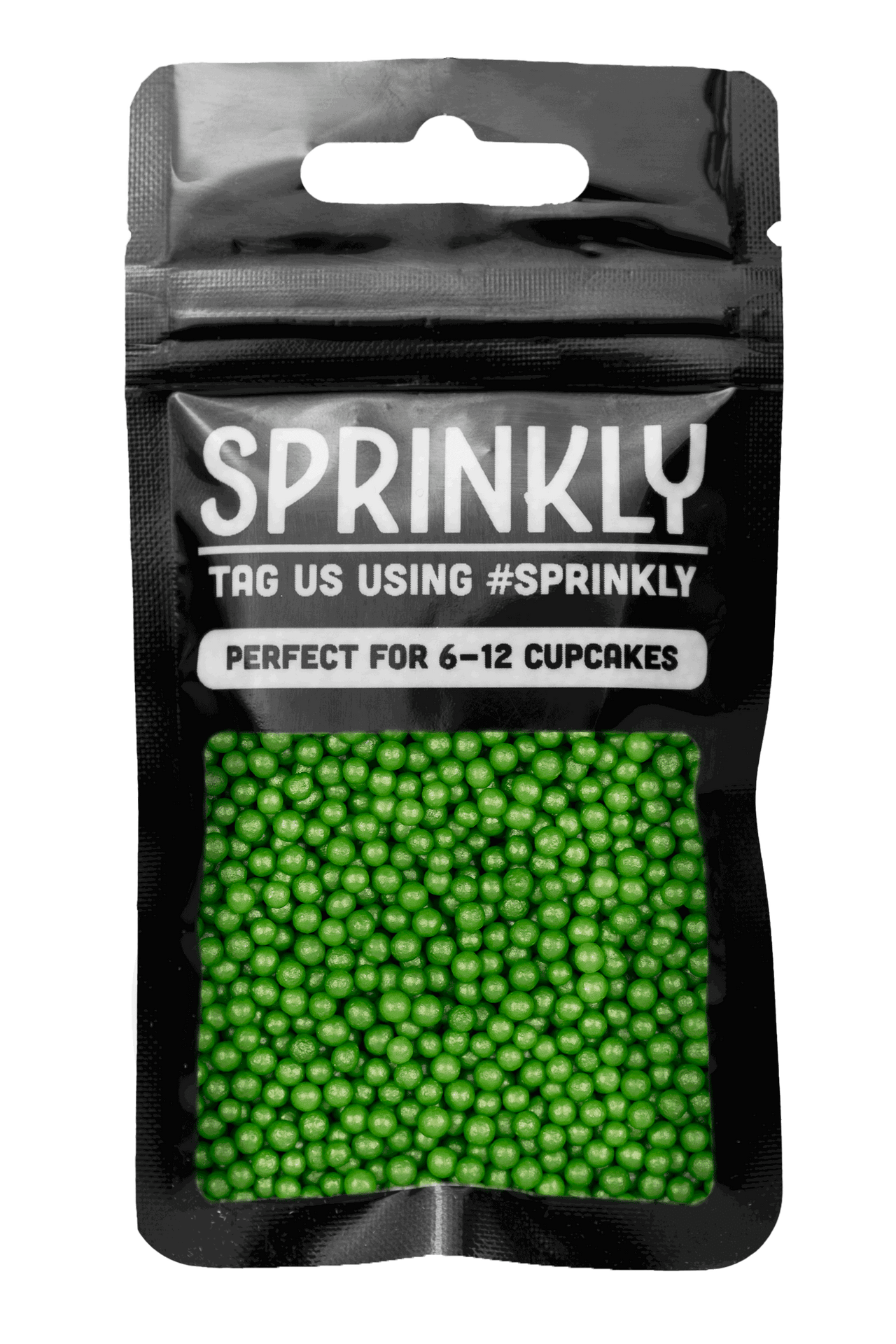 Shimmer Pearls - Green Sprinkles SPRINKLY 30g Sample Packet