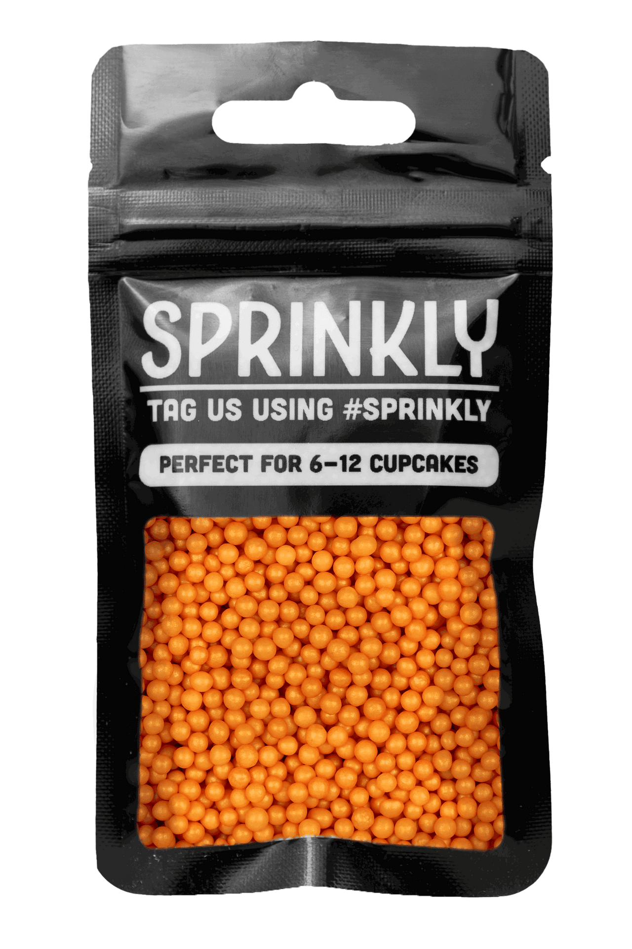 Shimmer Pearls - Orange Sprinkles SPRINKLY 30g Sample Packet