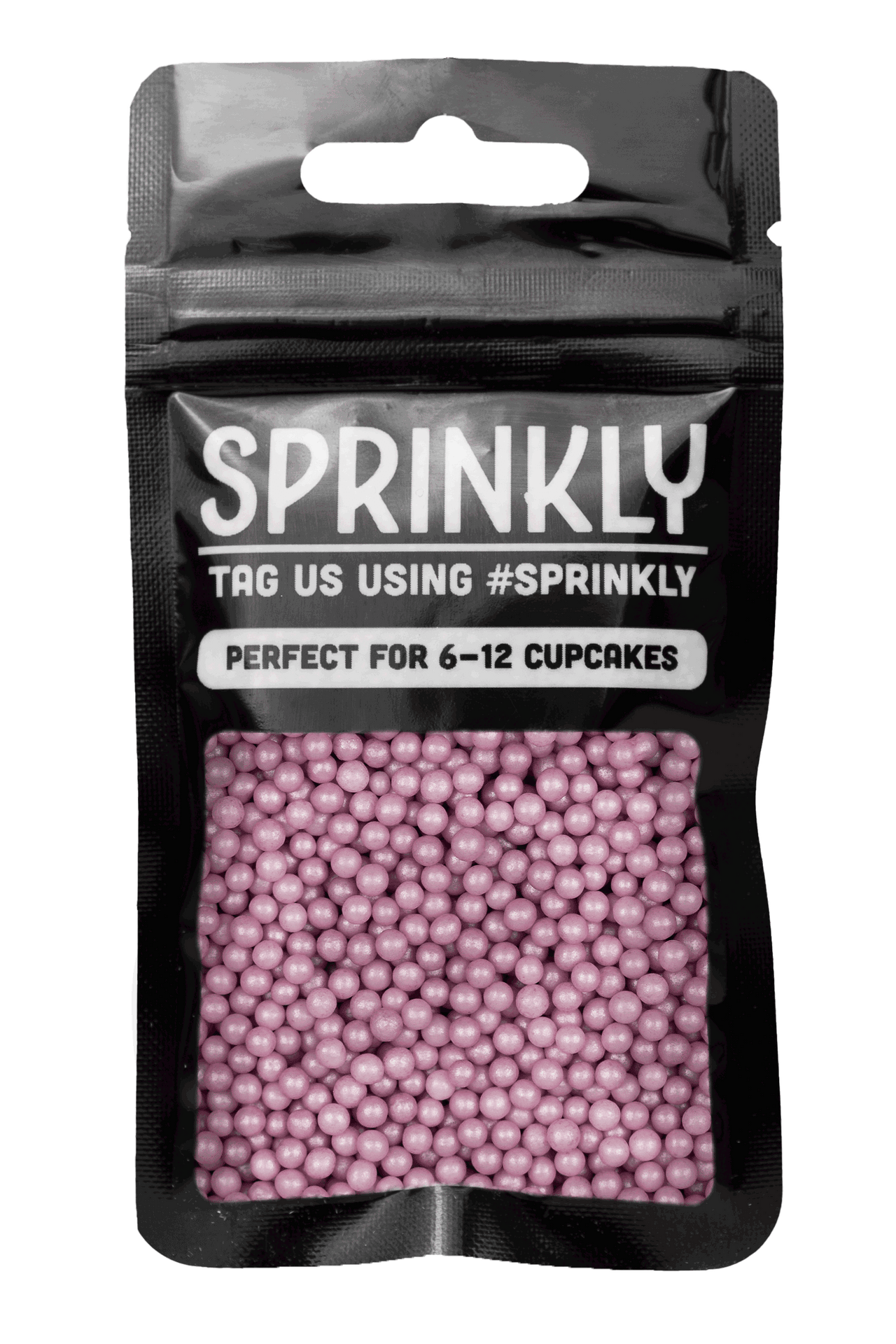 Shimmer Pearls - Pastel Aubergine Sprinkles SPRINKLY 30g Sample Packet