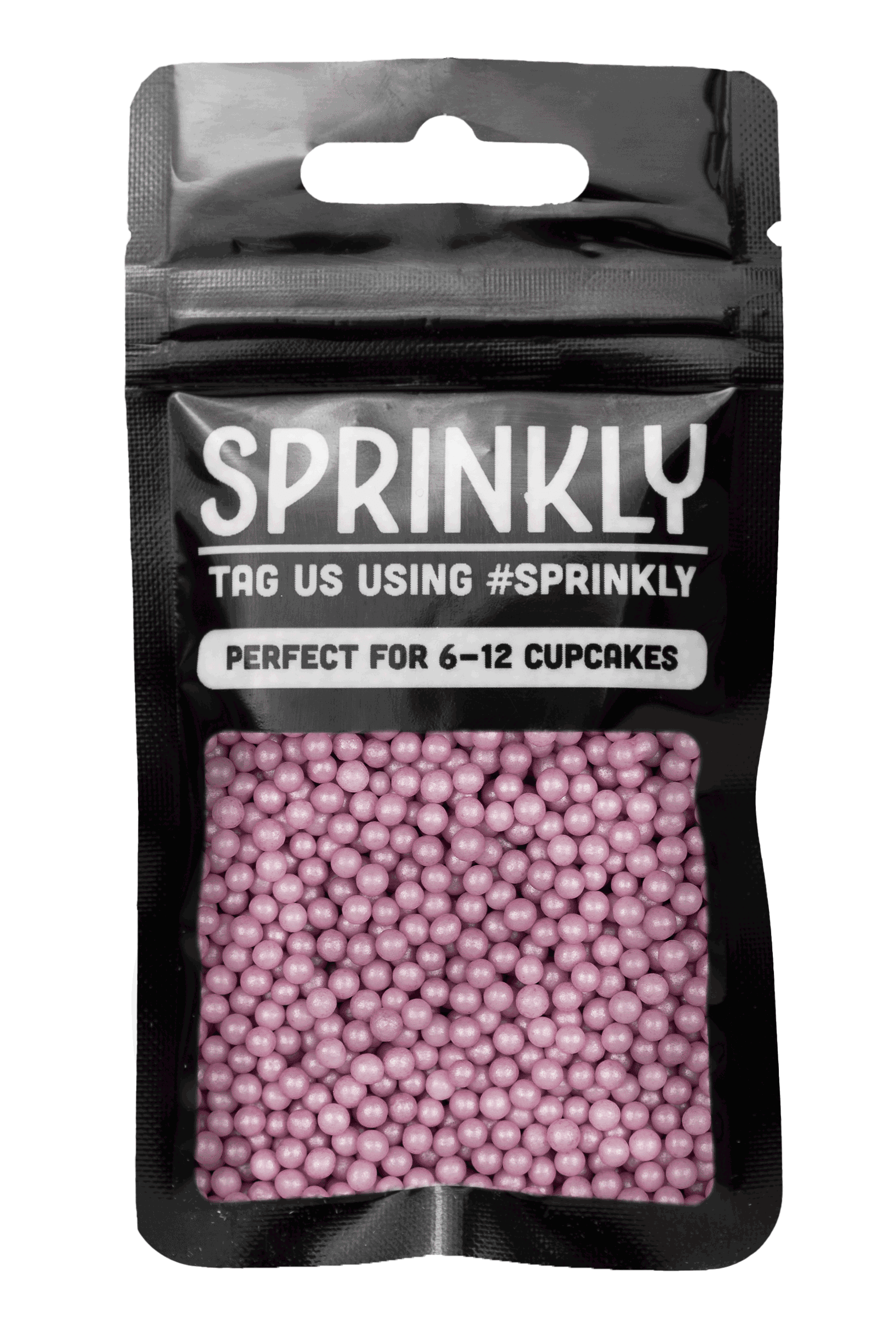 Shimmer Pearls - Pastel Aubergine Sprinkles SPRINKLY 30g Sample Packet