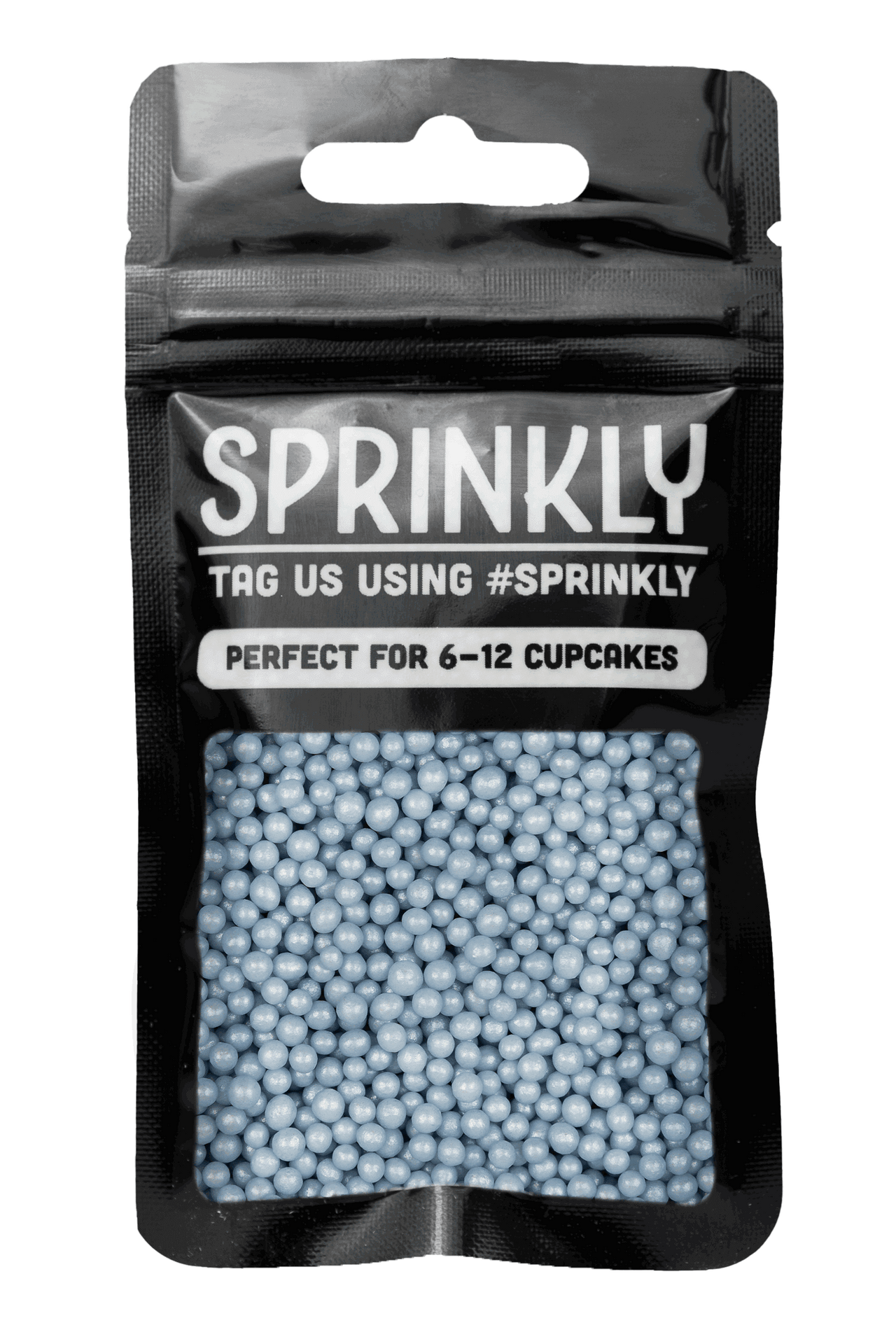 Shimmer Pearls - Pastel Blue Sprinkles SPRINKLY 30g Sample Packet