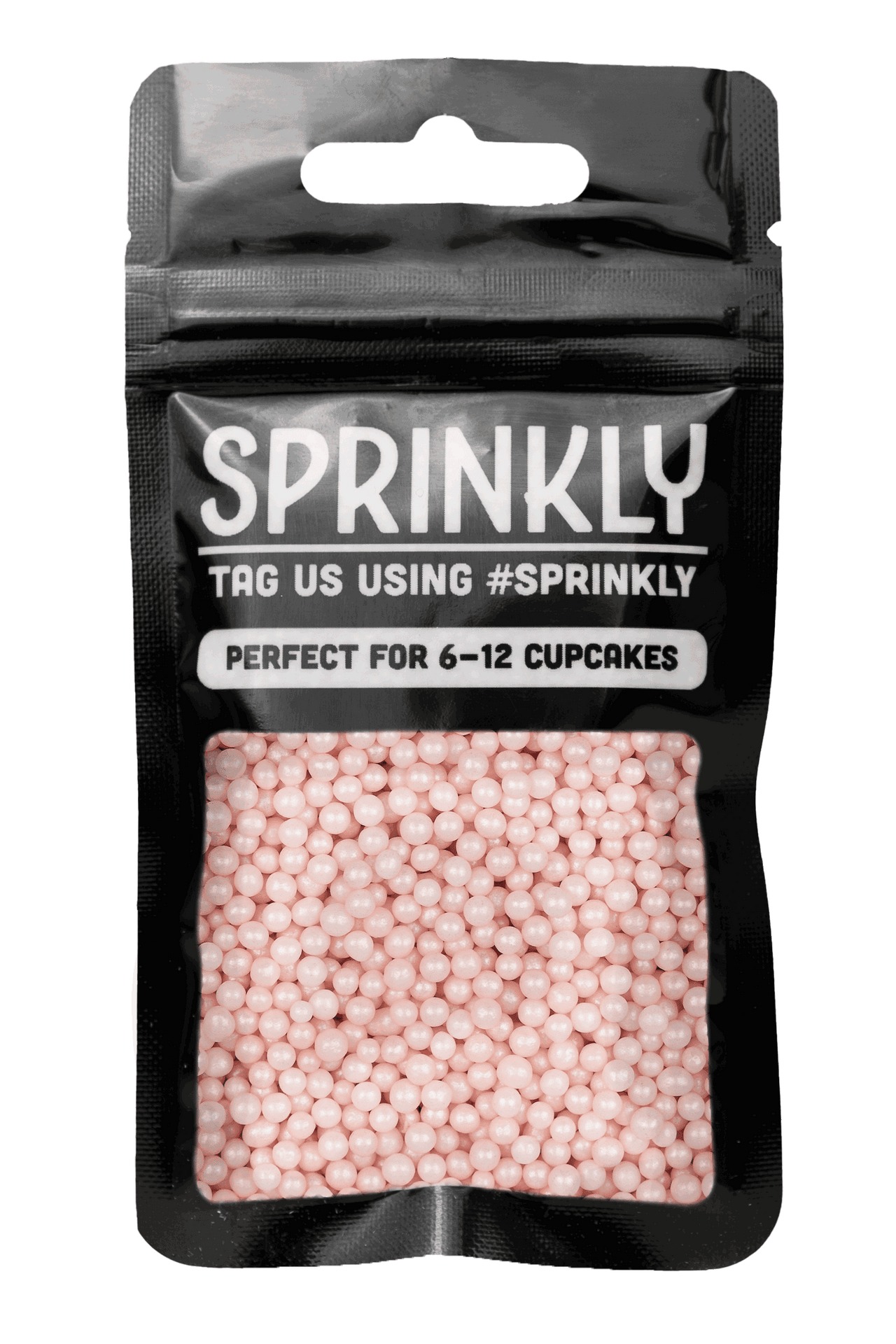 Shimmer Pearls - Pastel Pink Sprinkles SPRINKLY 30g Sample Packet