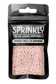 Shimmer Pearls - Pastel Pink Sprinkles SPRINKLY 30g Sample Packet
