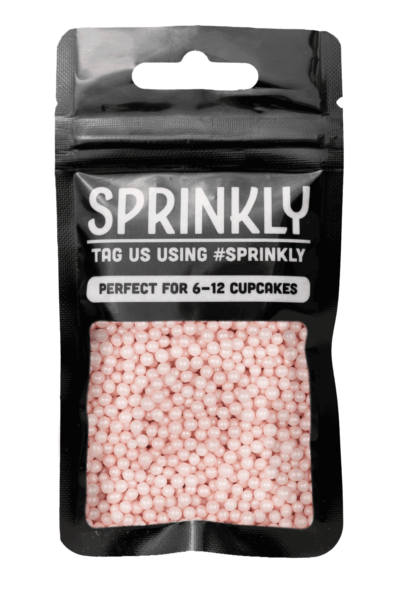 Shimmer Pearls - Pastel Pink Sprinkles SPRINKLY 30g Sample Packet