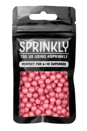 Shimmer Pearls - Pink - 5-7mm Sprinkles SPRINKLY 30g Sample Packet