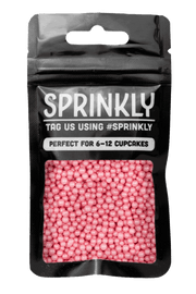 Shimmer Pearls - Pink Sprinkles SPRINKLY 30g Sample Packet