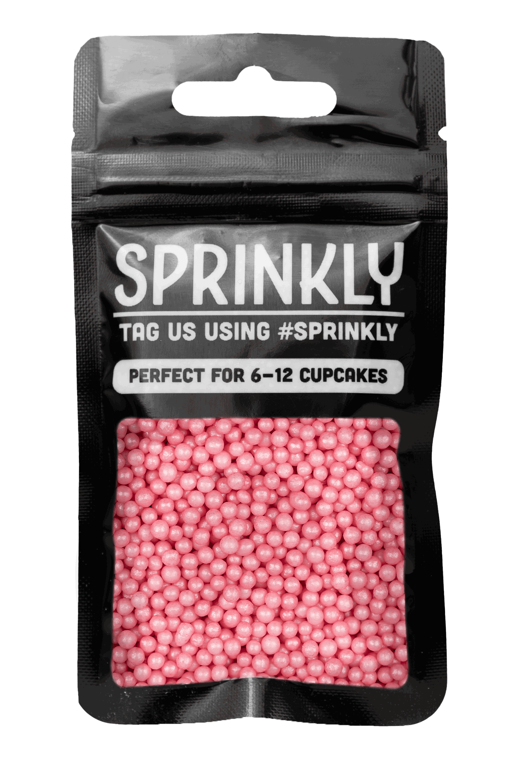 Shimmer Pearls - Pink Sprinkles SPRINKLY 30g Sample Packet