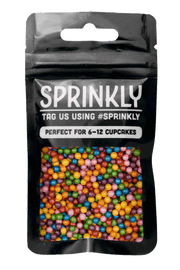Shimmer Pearls - Rainbow Sprinkles SPRINKLY 30g Sample Packet 