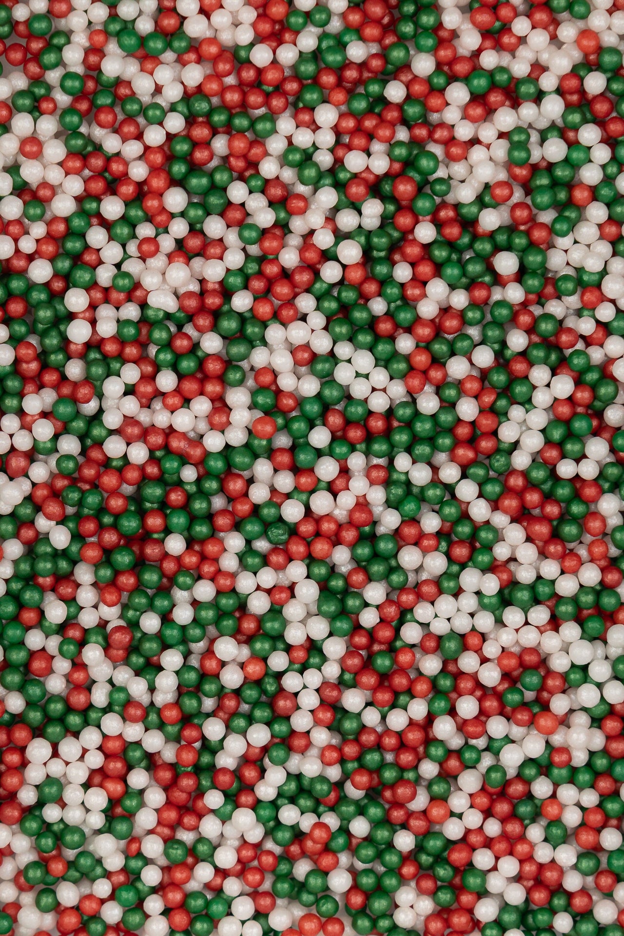 Shimmer Pearls - Red, White & Green Sprinkles SPRINKLY 