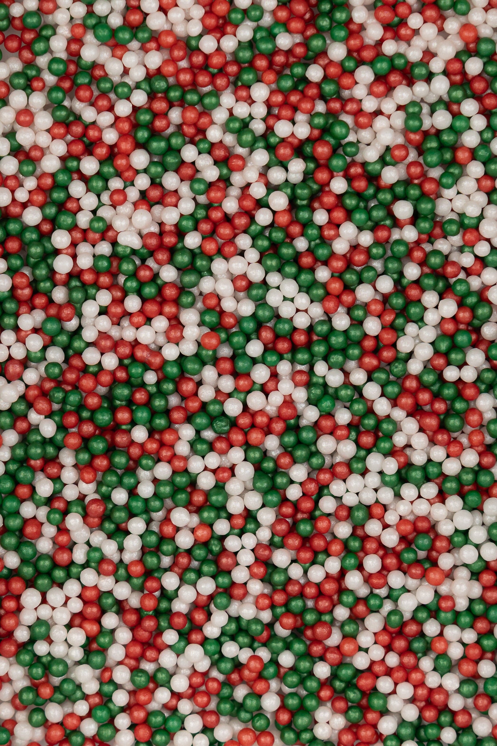 Shimmer Pearls - Red, White & Green Sprinkles SPRINKLY 