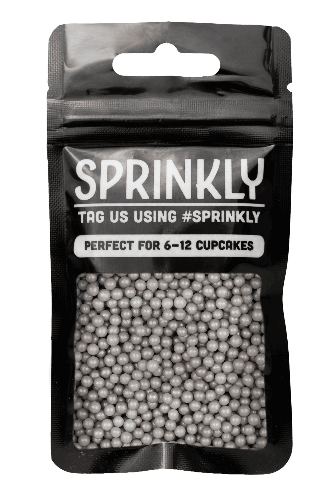 Shimmer Pearls - Silver Sprinkles SPRINKLY 30g Sample Packet 