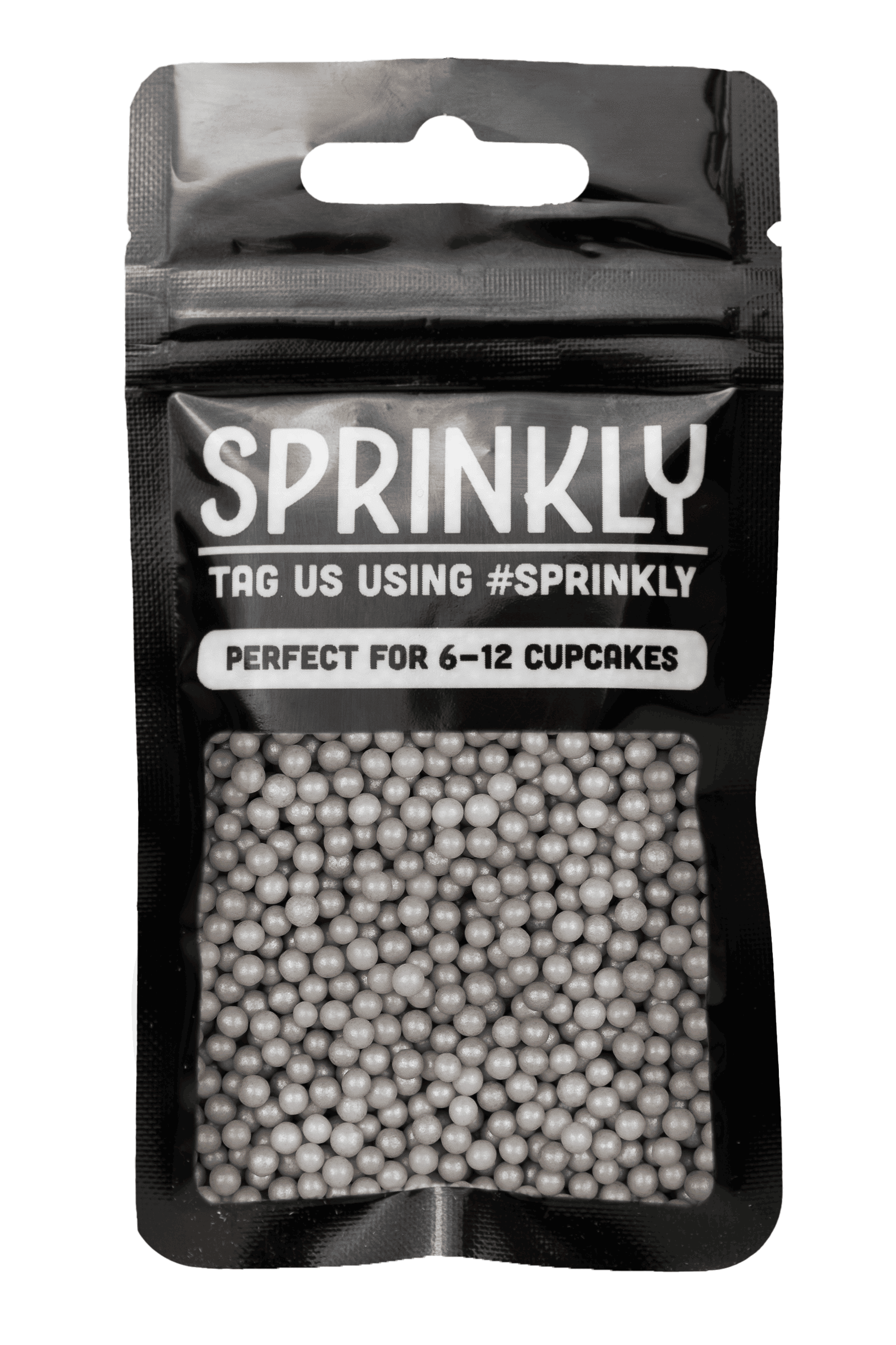 Shimmer Pearls - Silver Sprinkles SPRINKLY 30g Sample Packet