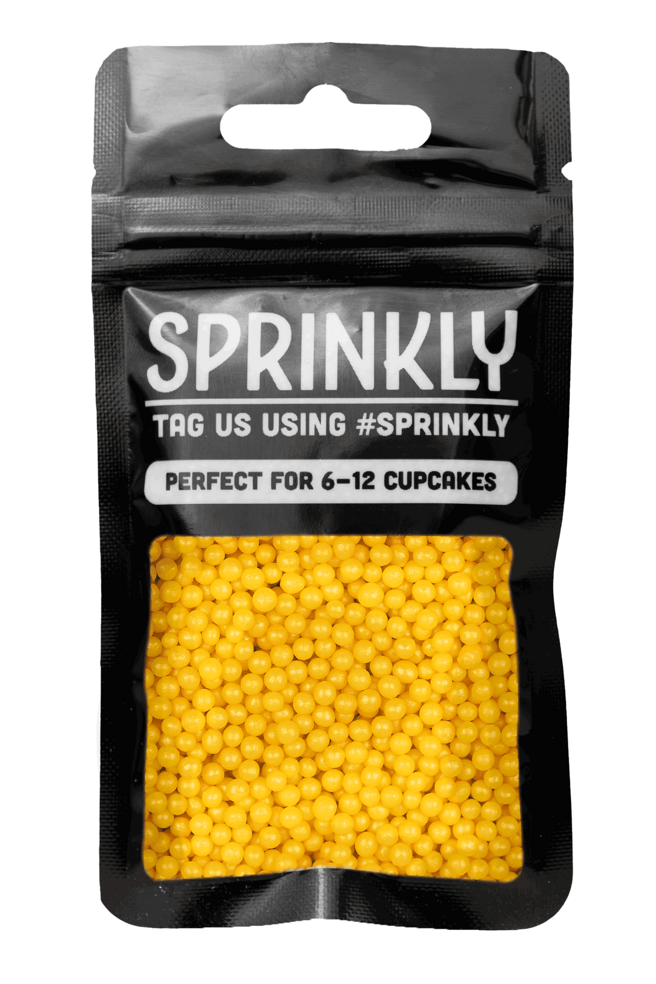 Shimmer Pearls - Yellow Sprinkles SPRINKLY 30g Sample Packet