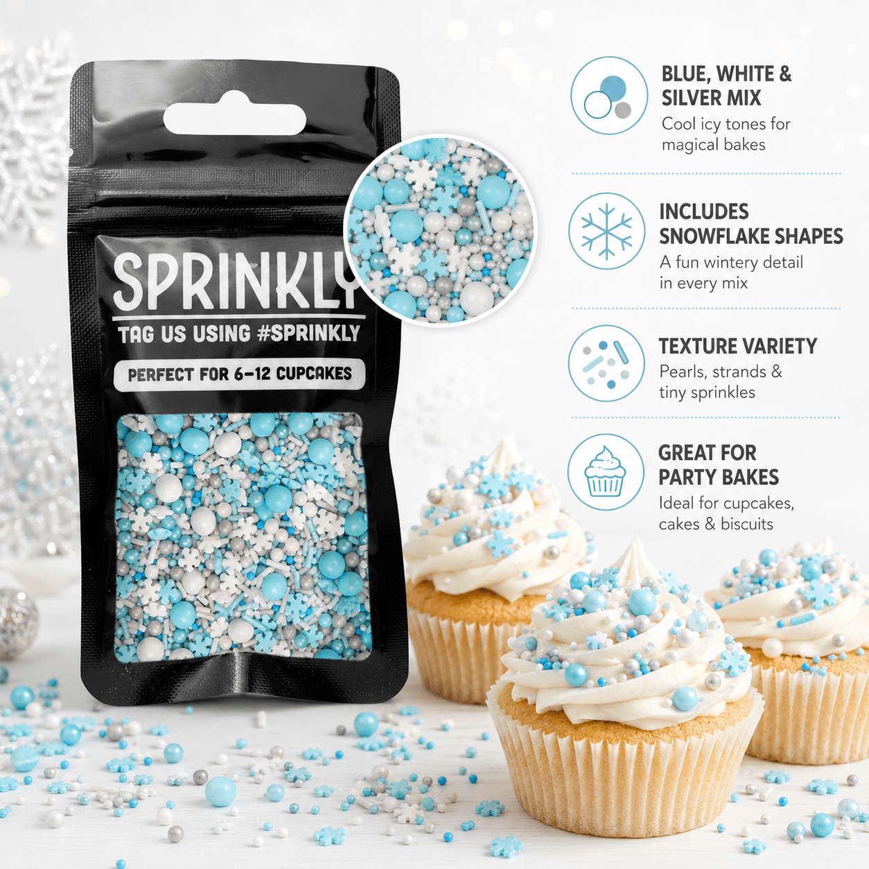 Sprinkle Blend - First Frost Sprinkles Sprinkly 