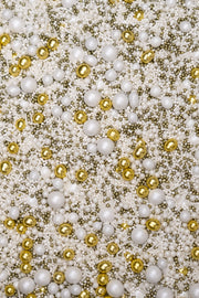 Sprinkle Blend - White Night (Silver or Gold) Sprinkles Sprinkly 30g Sample Packet Gold Accent