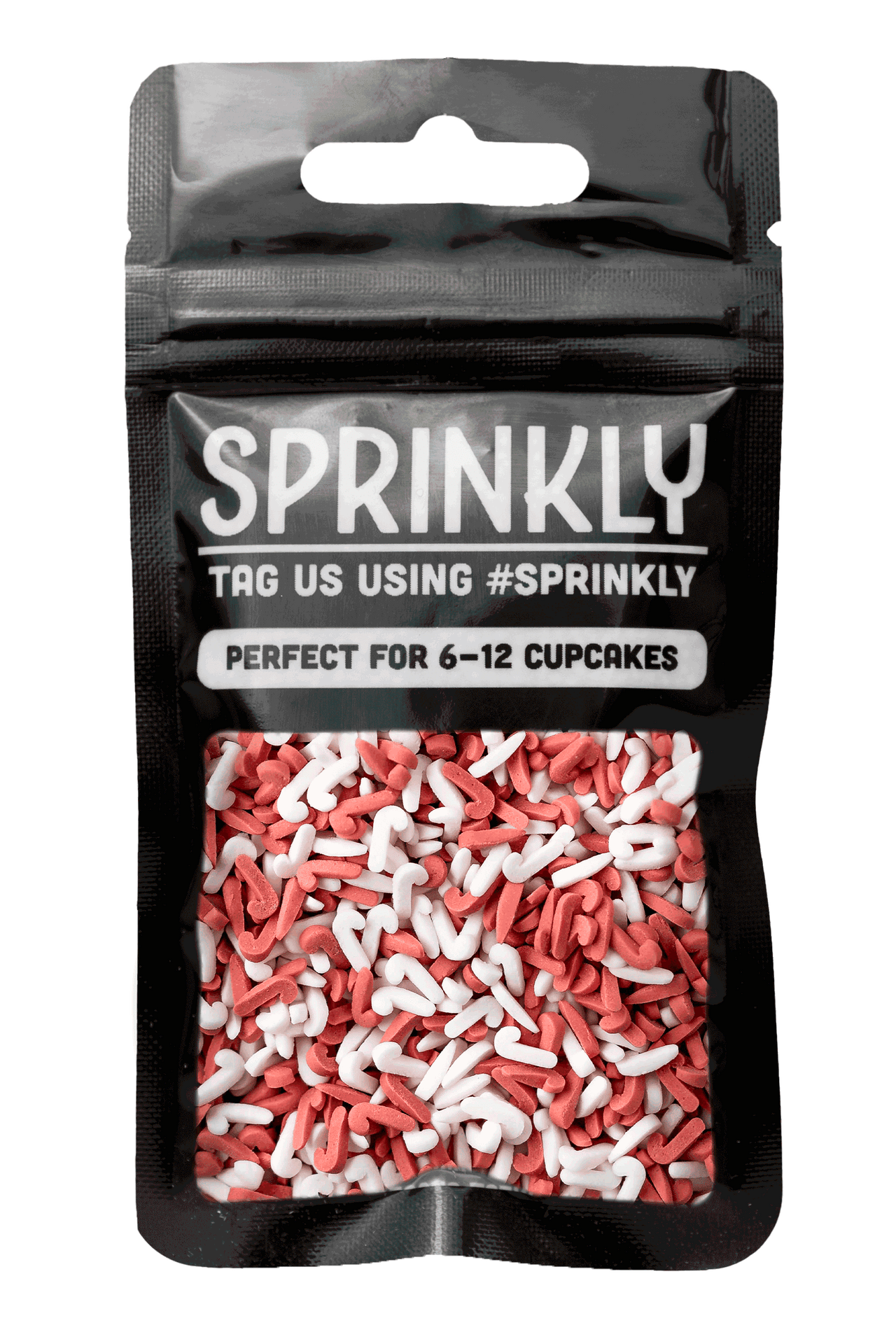 Sprinkle Shapes - Candy Canes Sprinkly 