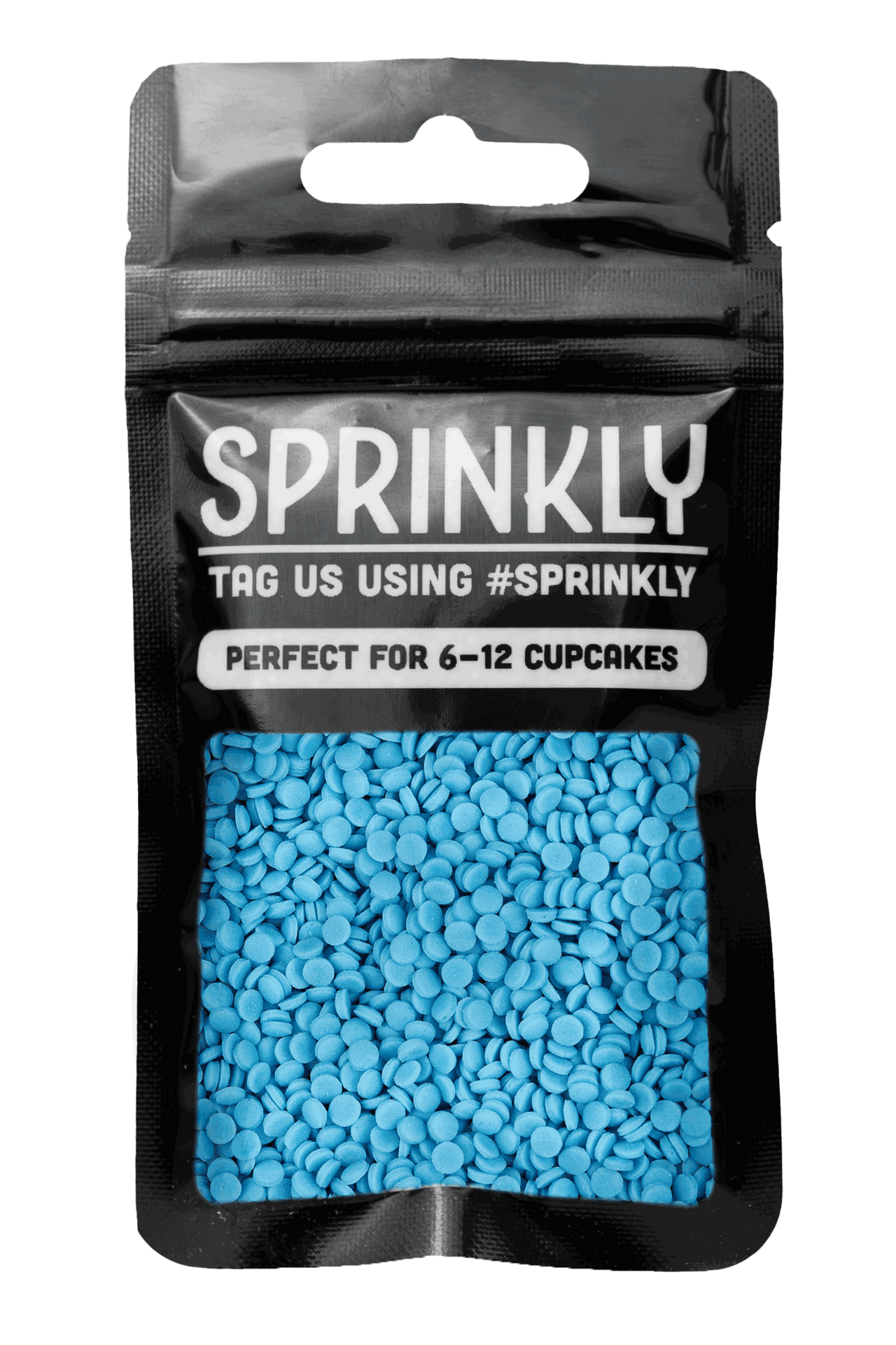 Sugar Confetti - Blue (Vegan) Sprinkles Sprinkly 25g Sample Packet 