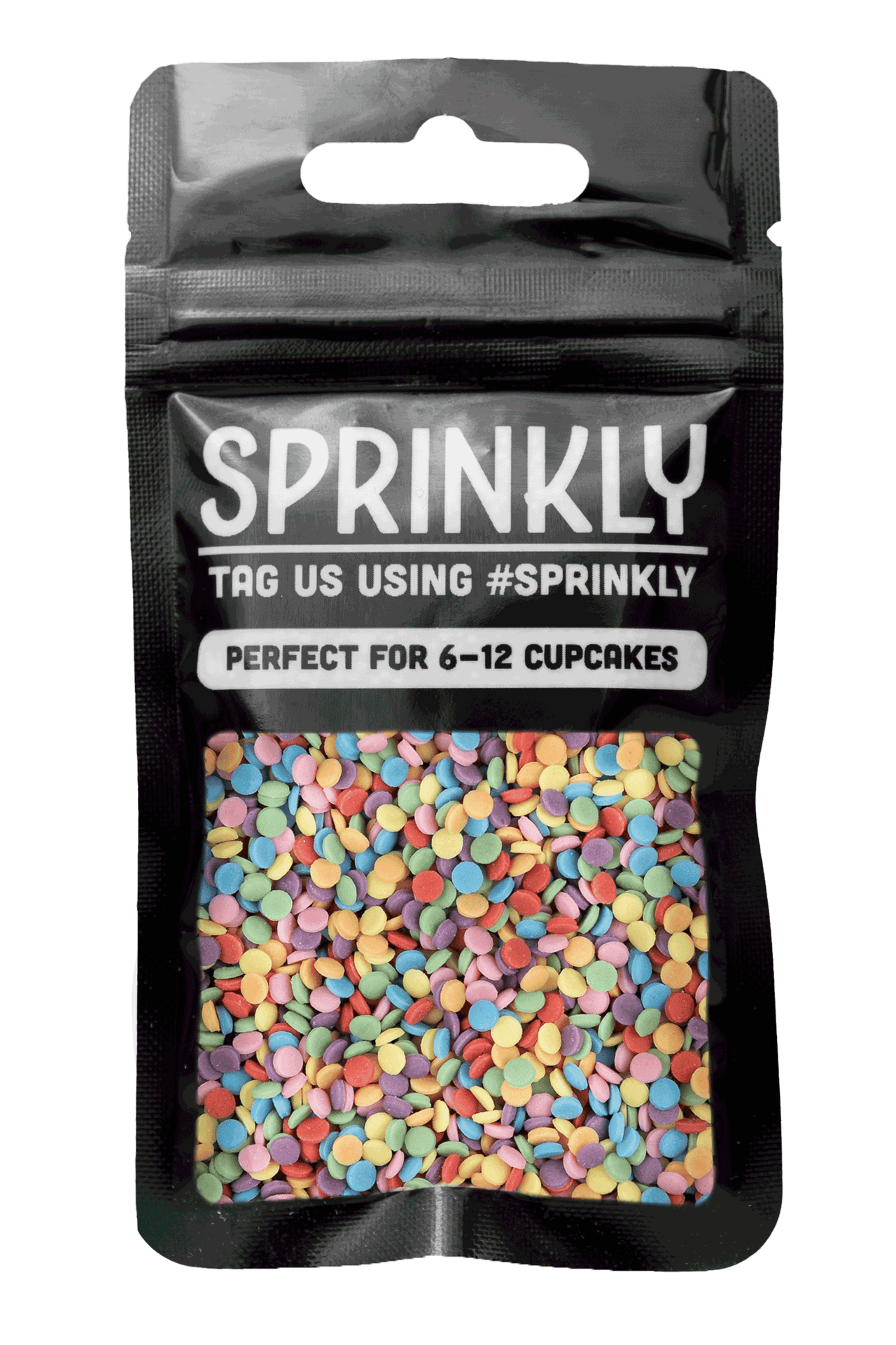 Sugar Confetti - Rainbow Sprinkles Sprinkly 25g Sample Packet 