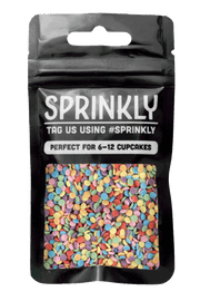 Sugar Confetti - Rainbow Sprinkles Sprinkly 25g Sample Packet 