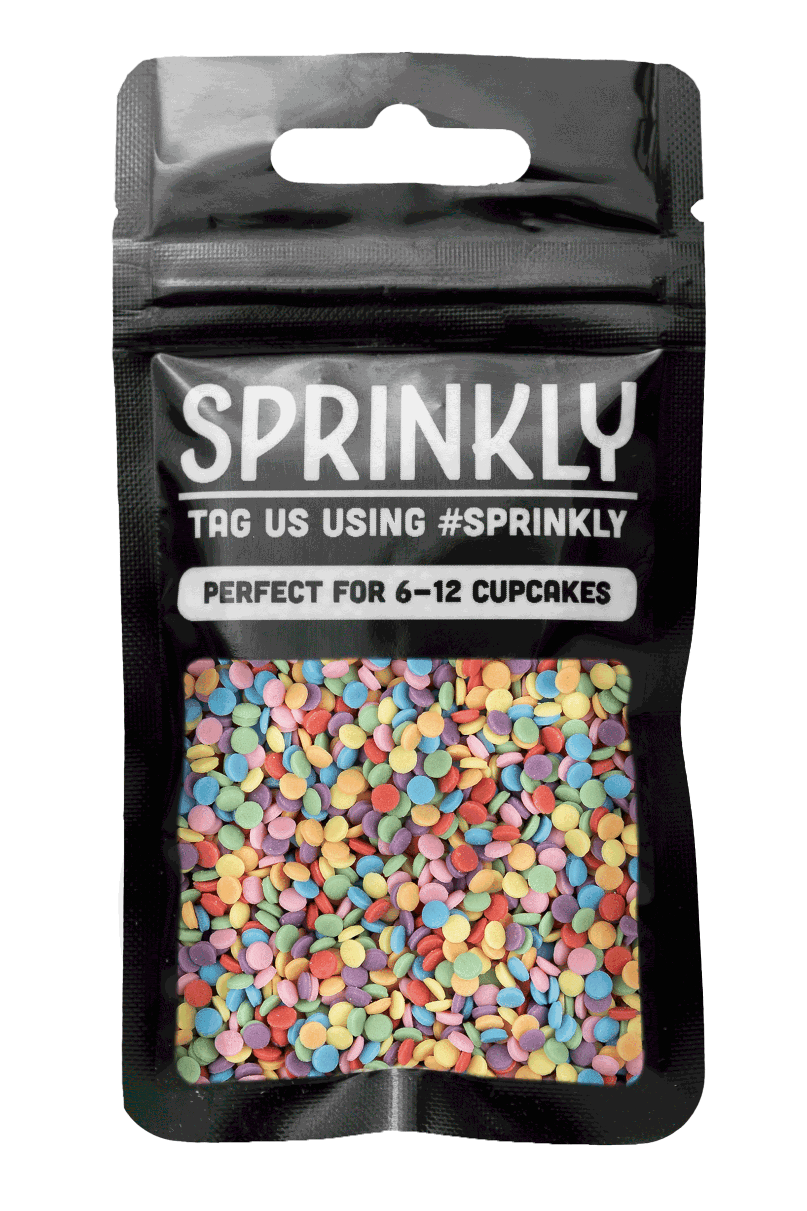 Sugar Confetti - Rainbow Sprinkles Sprinkly 25g Sample Packet 