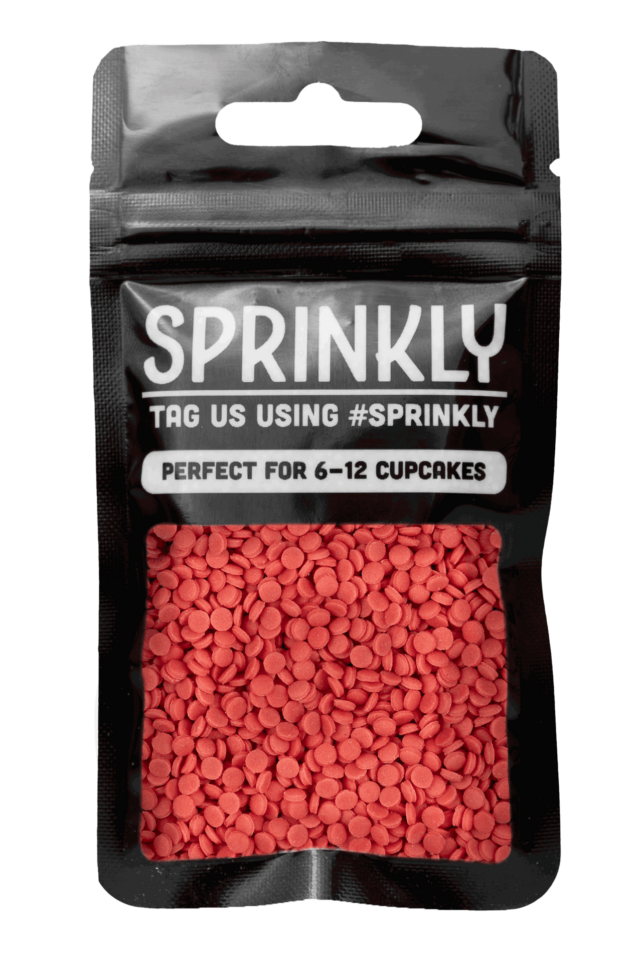 Sugar Confetti - Red Sprinkles Sprinkly 25g Sample Packet