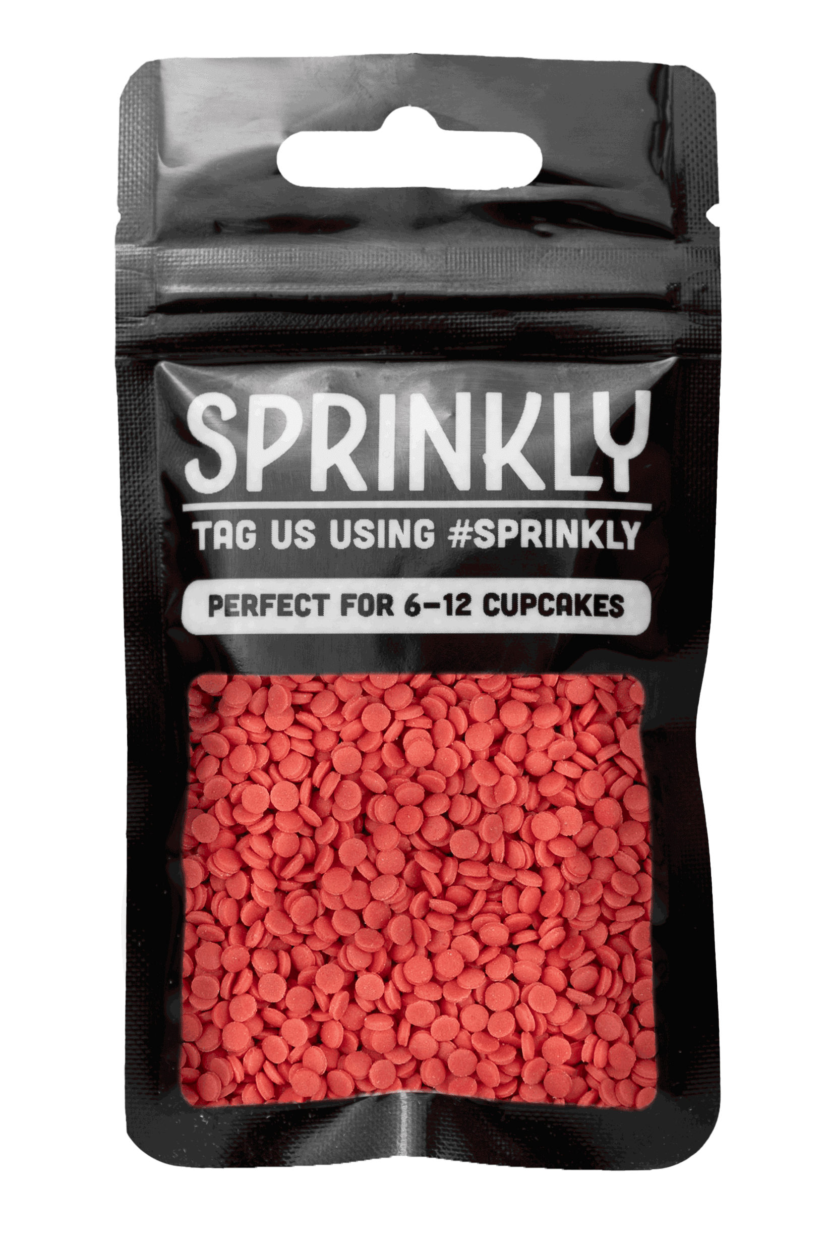 Sugar Confetti - Red Sprinkles Sprinkly 25g Sample Packet