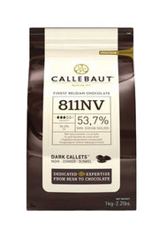 Callebaut Belgian Chocolate - Dark Chocolate Callebaut 1 kg - 2.2 lbs