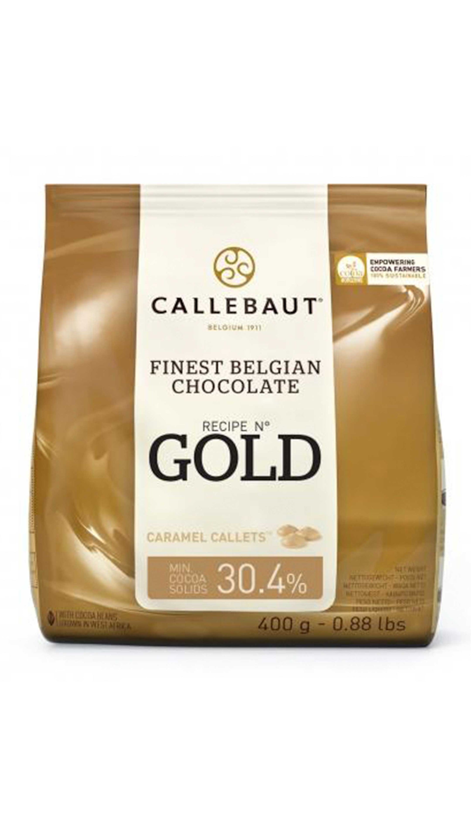 Callebaut Belgian Chocolate - Gold Chocolate Callebaut