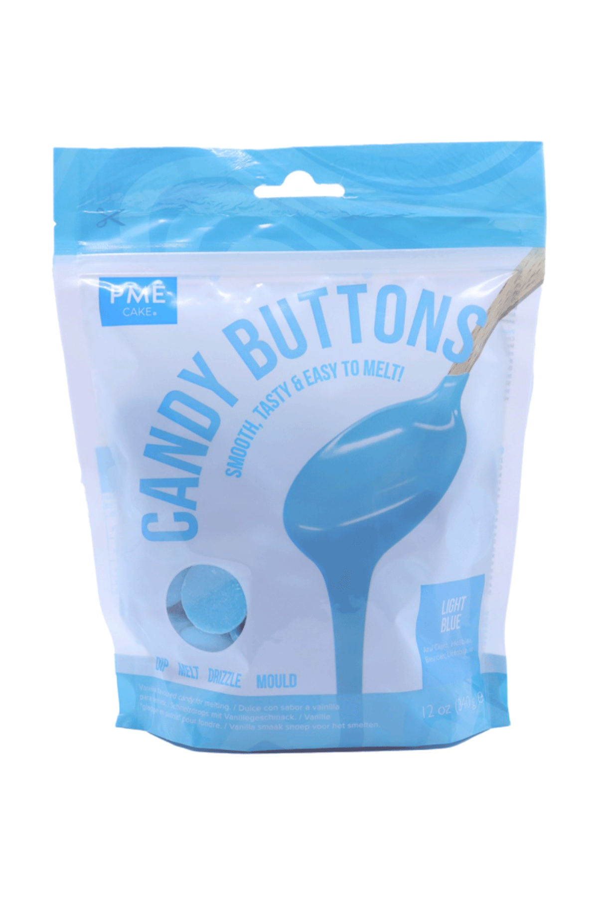 Candy Buttons - Light Blue (284g/10 oz) PME