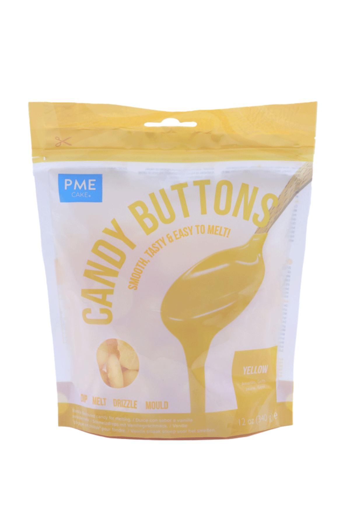 Candy Buttons - Yellow (284g/10 oz) PME