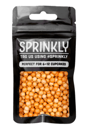 Chocolate Balls - Orange - (Small/6mm) Sprinkles SPRINKLY 