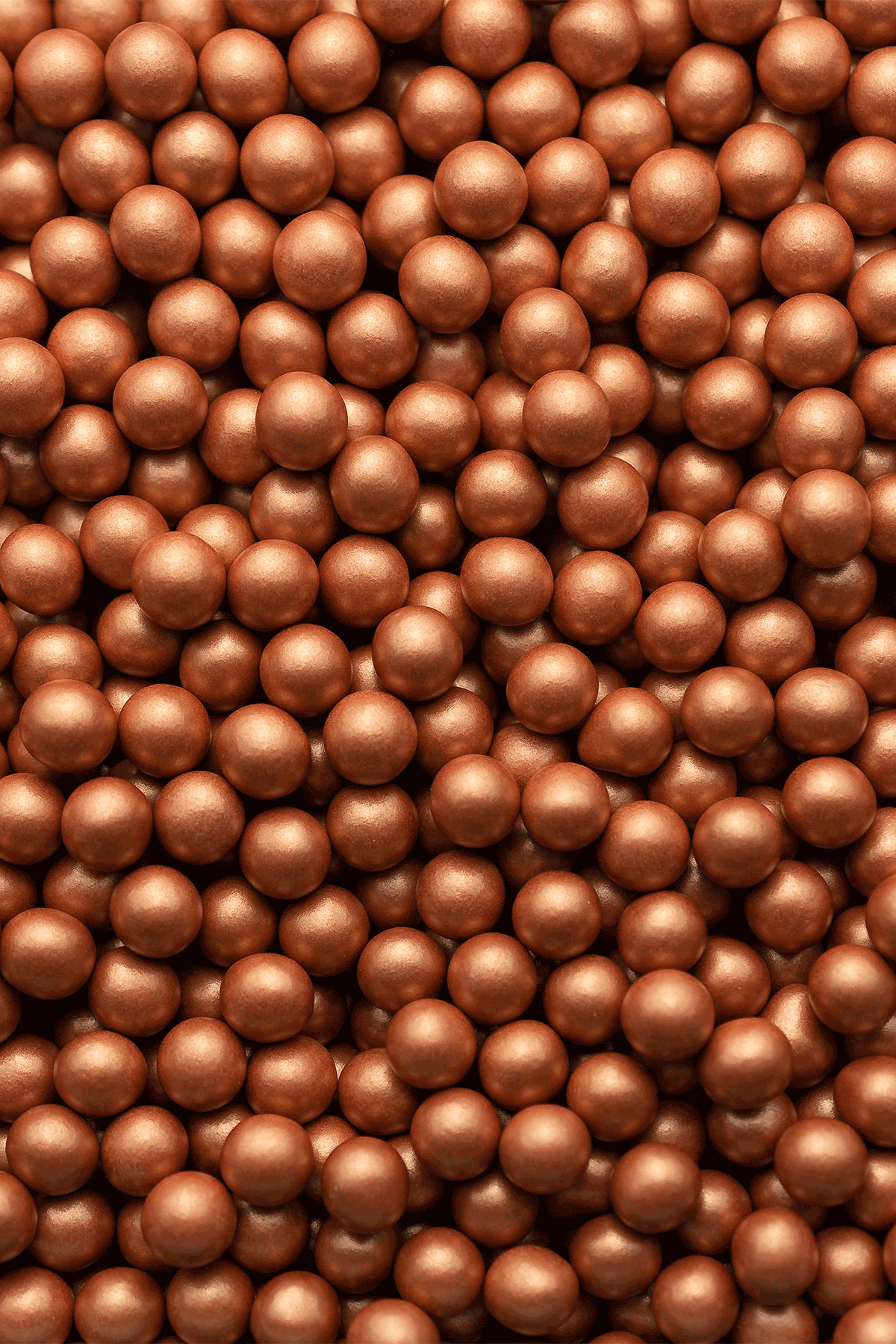 Chocolate Balls - Pearlescent Bronze/Copper - (Large/10mm) Sprinkles SPRINKLY