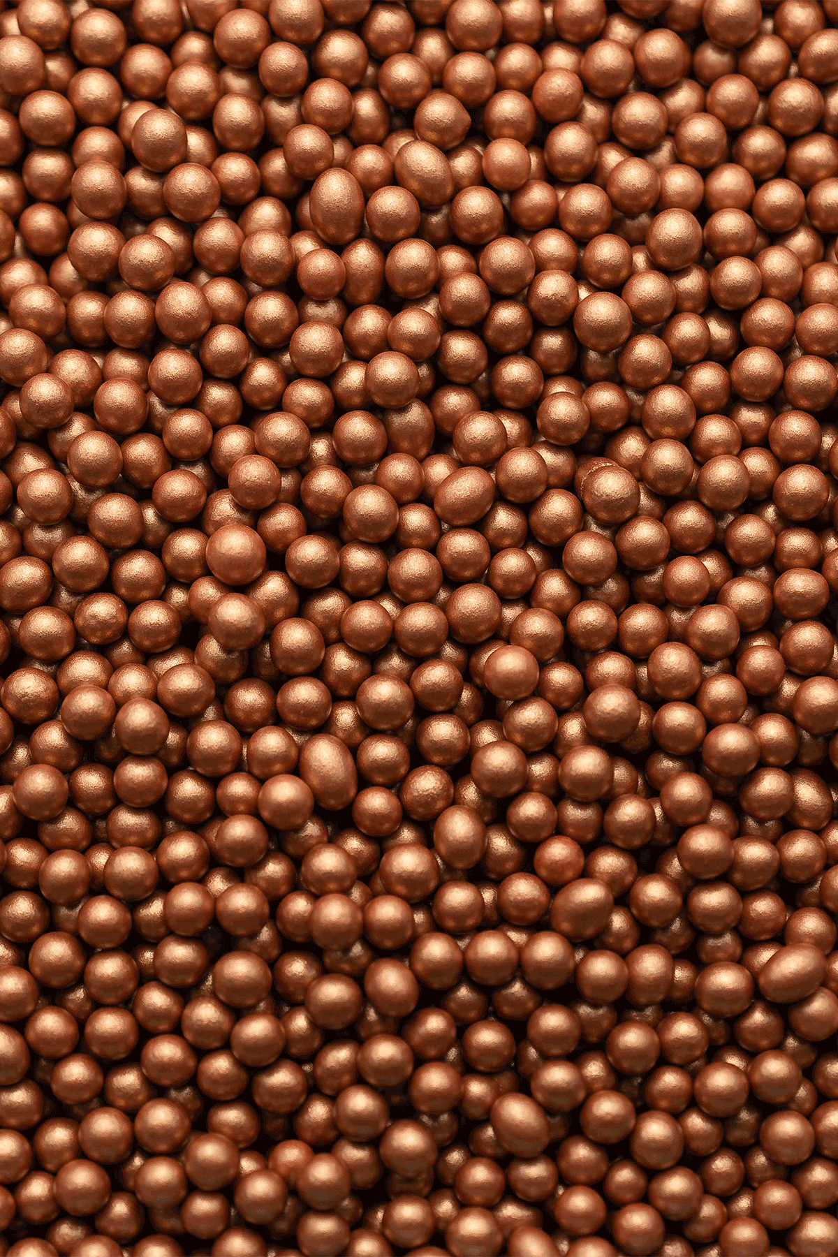 Chocolate Balls - Pearlescent Bronze/Copper - (Small/6mm) Sprinkles SPRINKLY