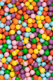 Chocolate Balls - Rainbow - (Large/10mm) Sprinkles SPRINKLY 30g Sample Packet